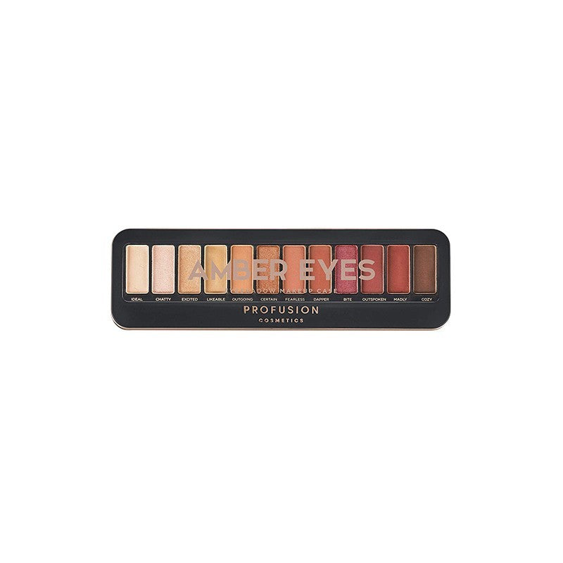 Profusion Cosmetics paleta farduri Amber Eyes, 25 g