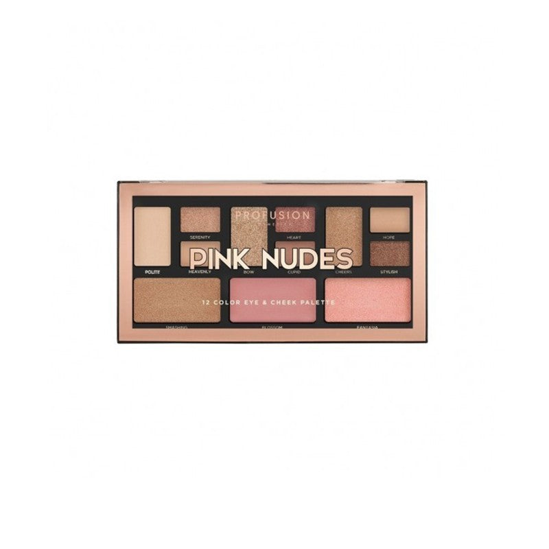 Profusion Cosmetics Mini Artistry paleta farduri Pink Nudes, 1.5 g