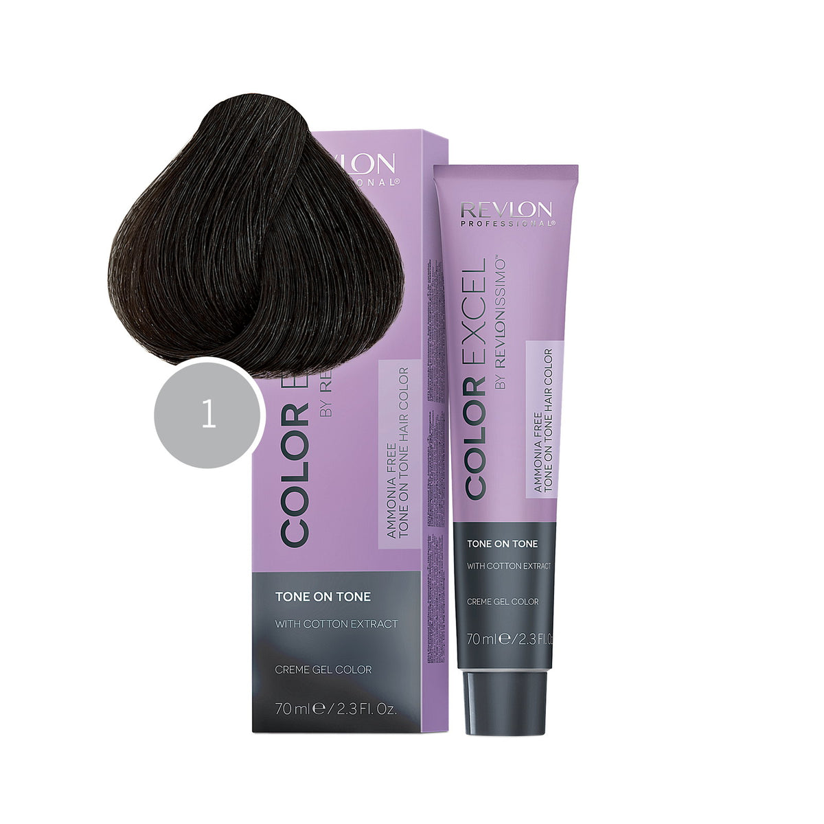 Revlon Color Excel vopsea de par 1 Black, 70 ml