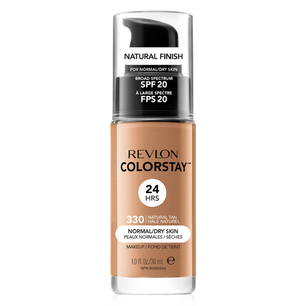 Revlon, Color Stay, De lungă durată, Fond de ten lichid, 330, Bronz natural, SPF 20, 30 ml