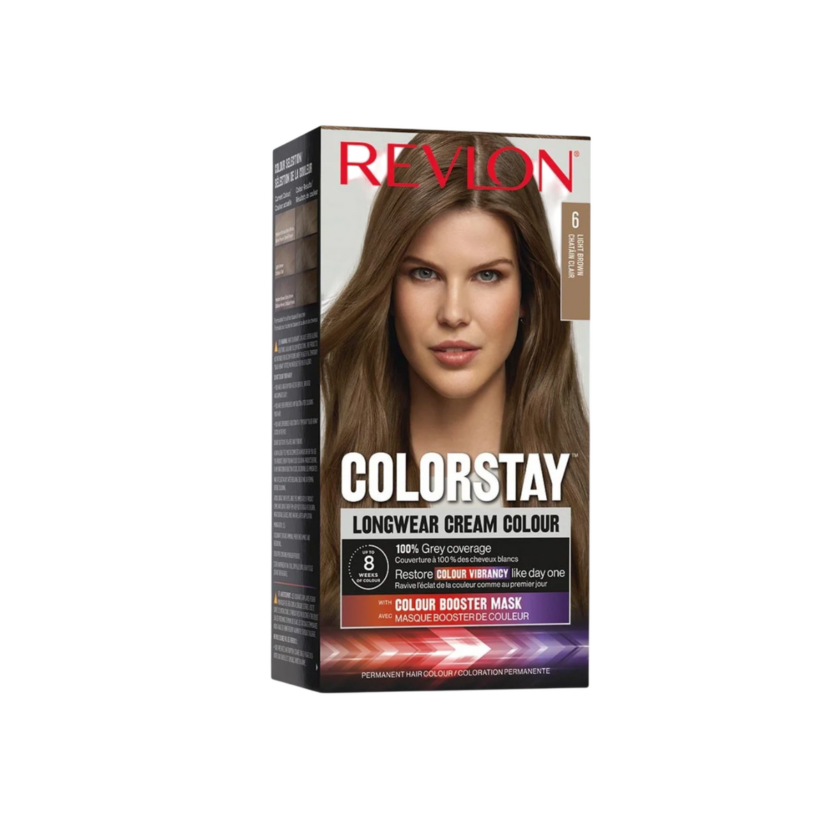 Revlon Color Stay vopsea de par permanenta 6 Light Brown, 165 ml