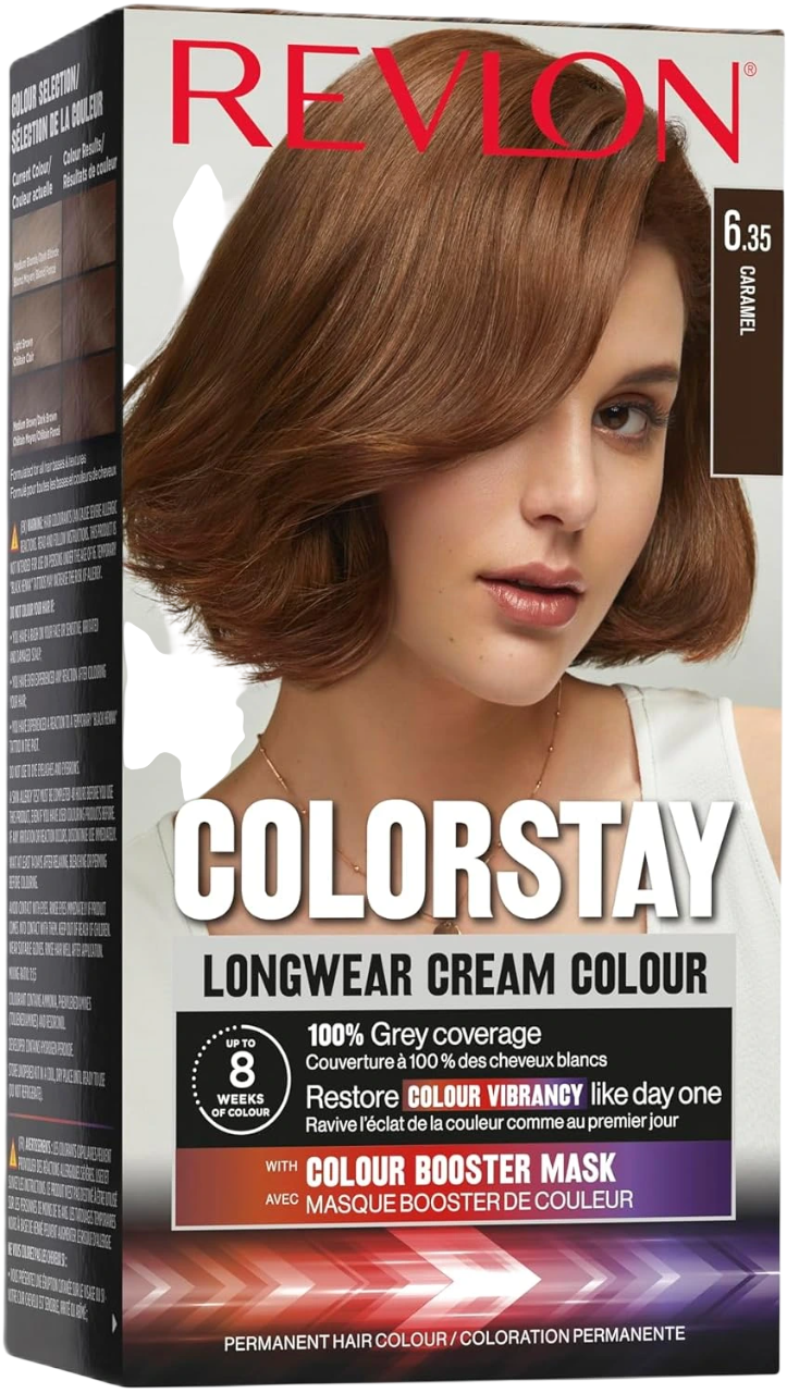 Revlon Colorstay vopsea de par permanenta 6.35 Caramel, 165 ml
