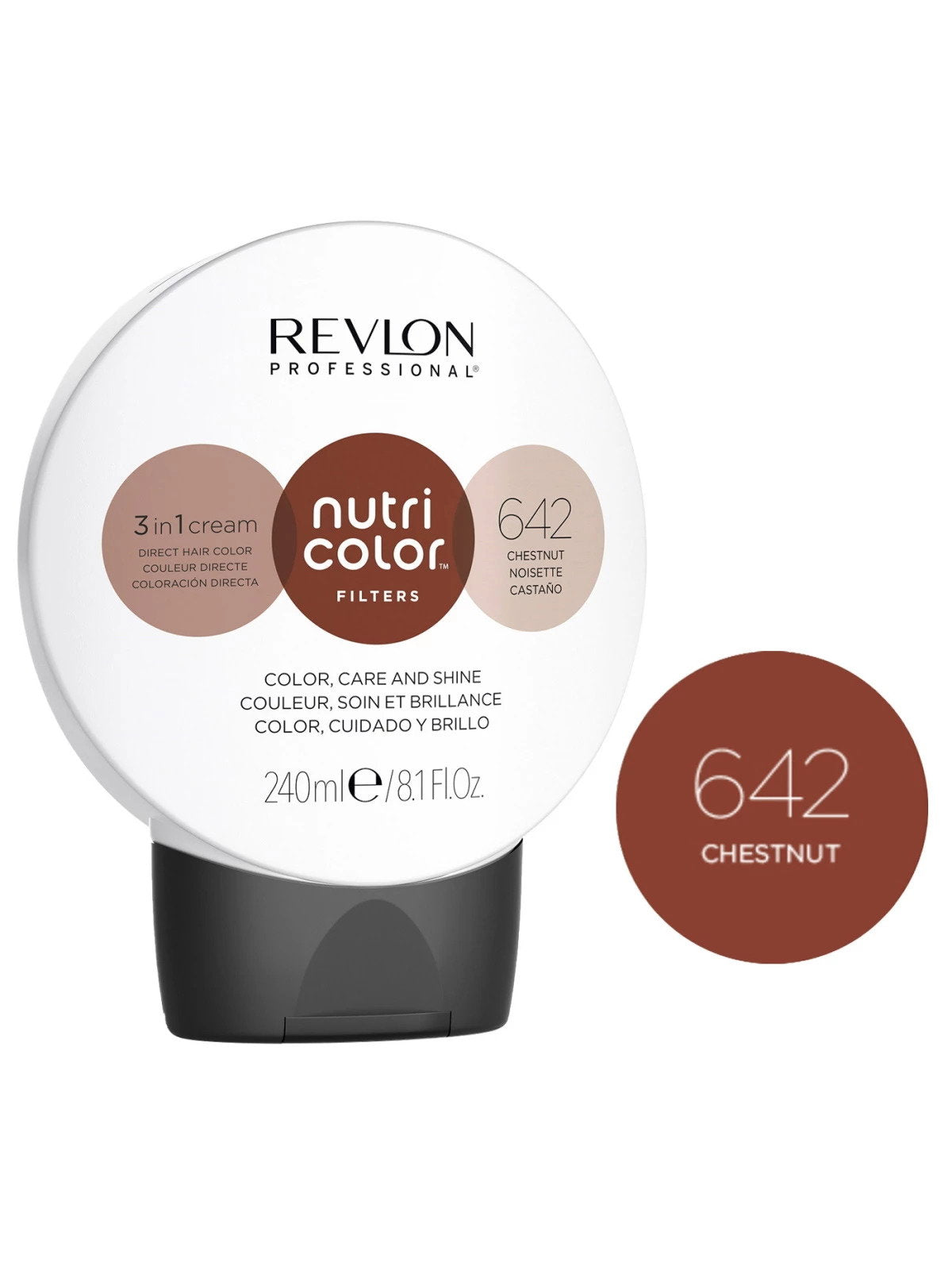 Revlon Nutri Color Filters nuantator de par 642 Chestnut, 240 ml