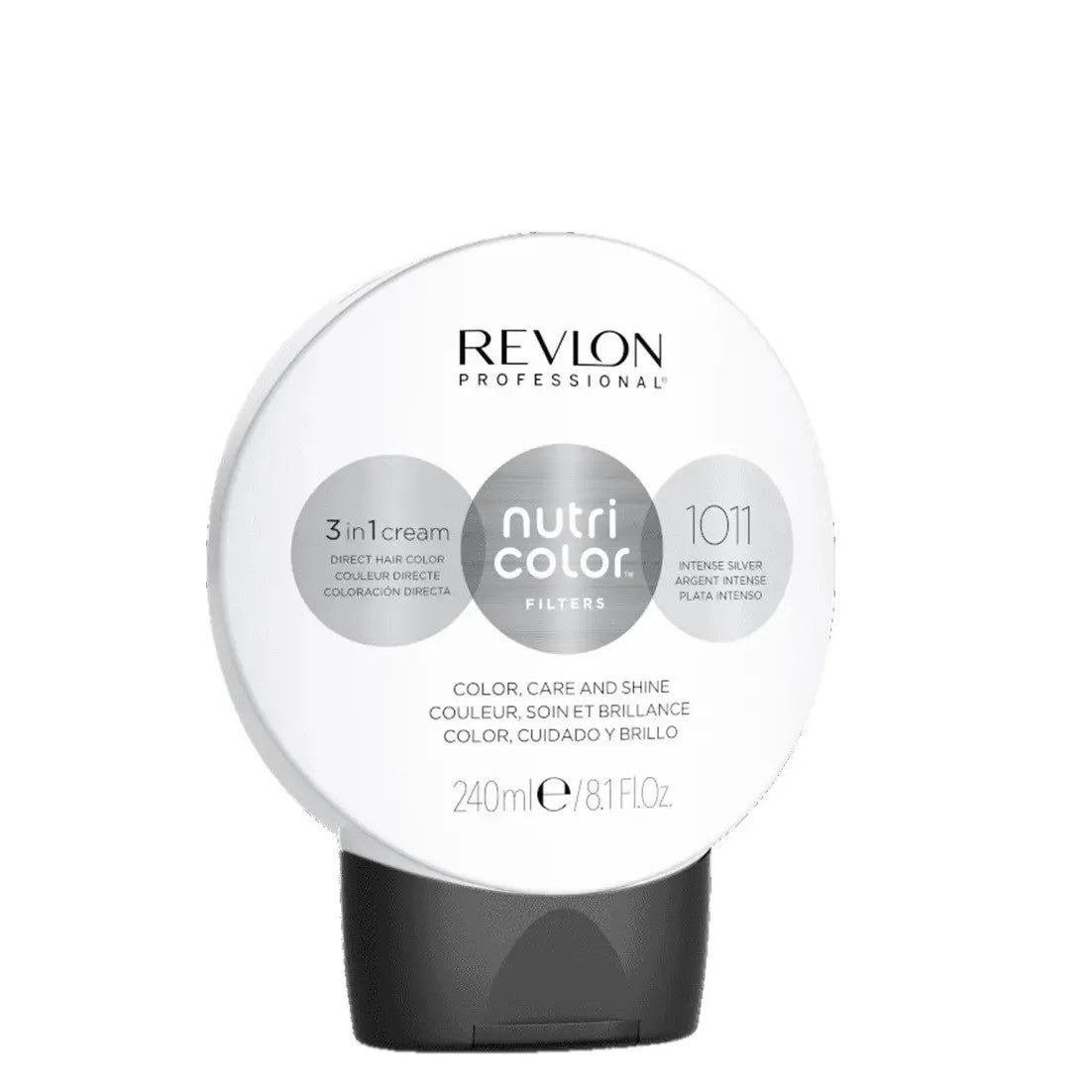 Revlon Nutri Color Filters nuantator de par 1011 Intense Silver, 240 ml