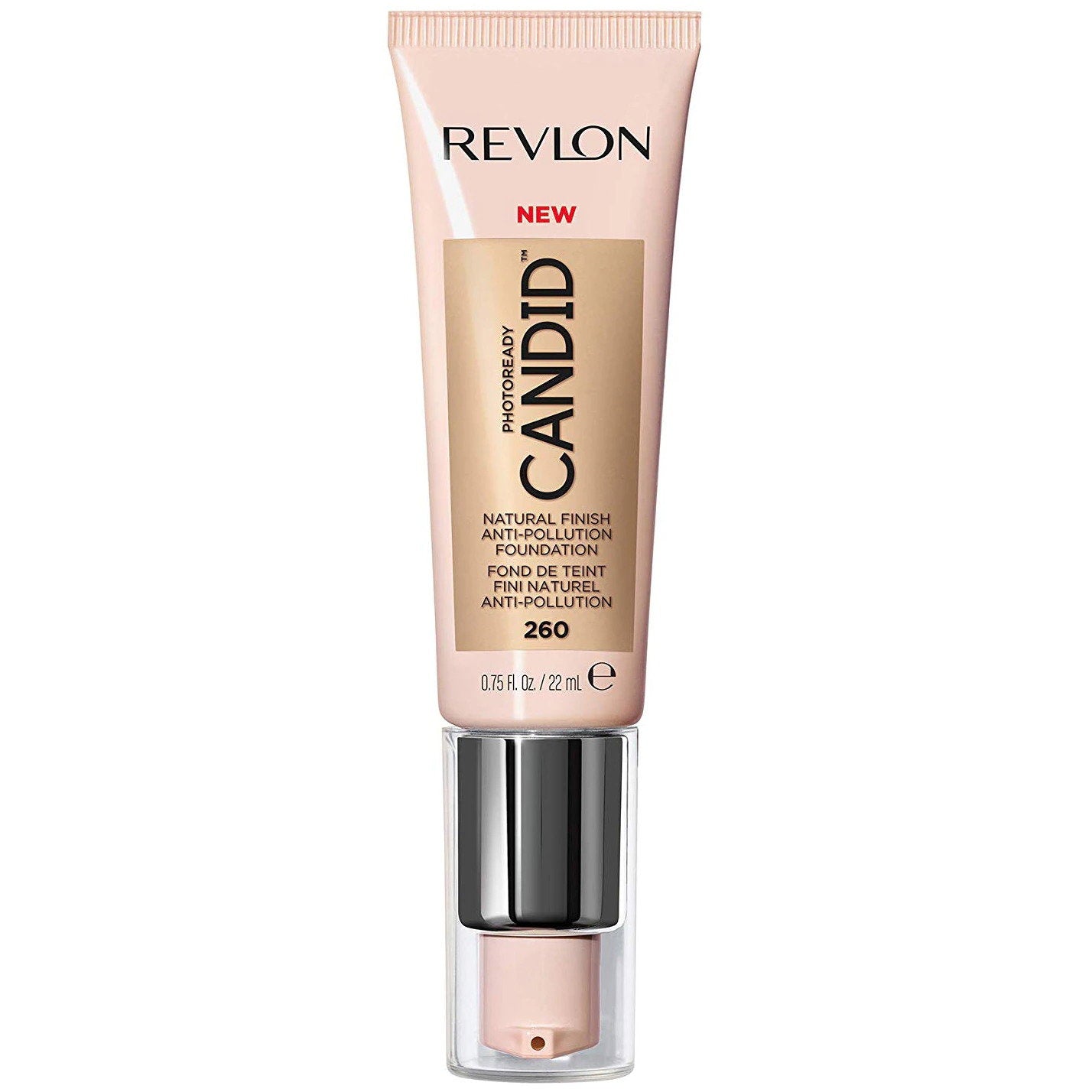 Revlon, PhotoReady Candid, Finisaj natural, Fond de ten crem, 260, Ceai, 22 ml