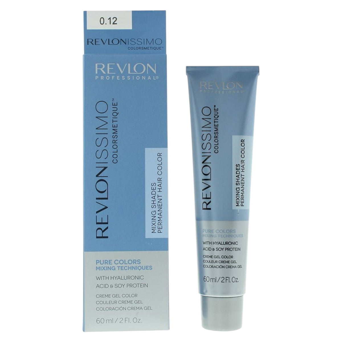 Revlon Revlonissimo vopsea de par 0.12 Iridescent Grey, 60 ml