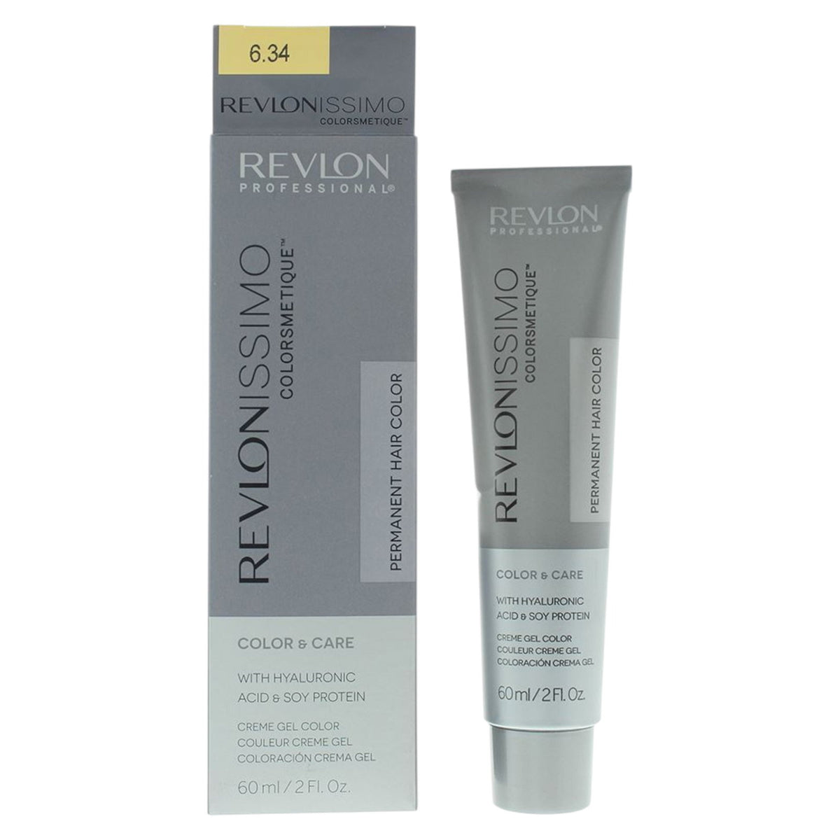 Revlon Revlonissimo vopsea de par 6.34 Dark Coppery Gold Blonde, 60 ml
