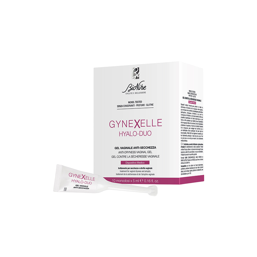 BioNike Gynexelle Hyalo-Duo gel intim hidratant monodoze, 10 x 5 ml