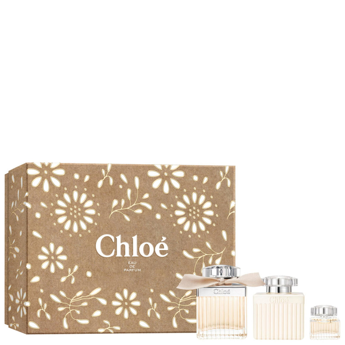 Set Chloe Signature: apa de parfum 75 ml, miniatura 5 ml si lotiune de corp 100 ml