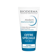 Set Duo, Bioderma, Atoderm, Hidratant, Cremă pentru mâini, 2 buc, 50 ml