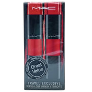 Set MAC Versicolour Varnish Duo Bright: 2 luciuri de buze, 8,5 ml fiecare