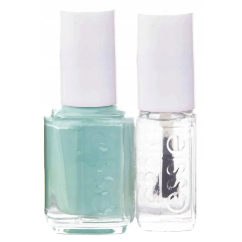 Set Essie oja Nail Enamel 99 Mint Candy Apple 13.5 ml si top coat Good To Go 5 ml Essie