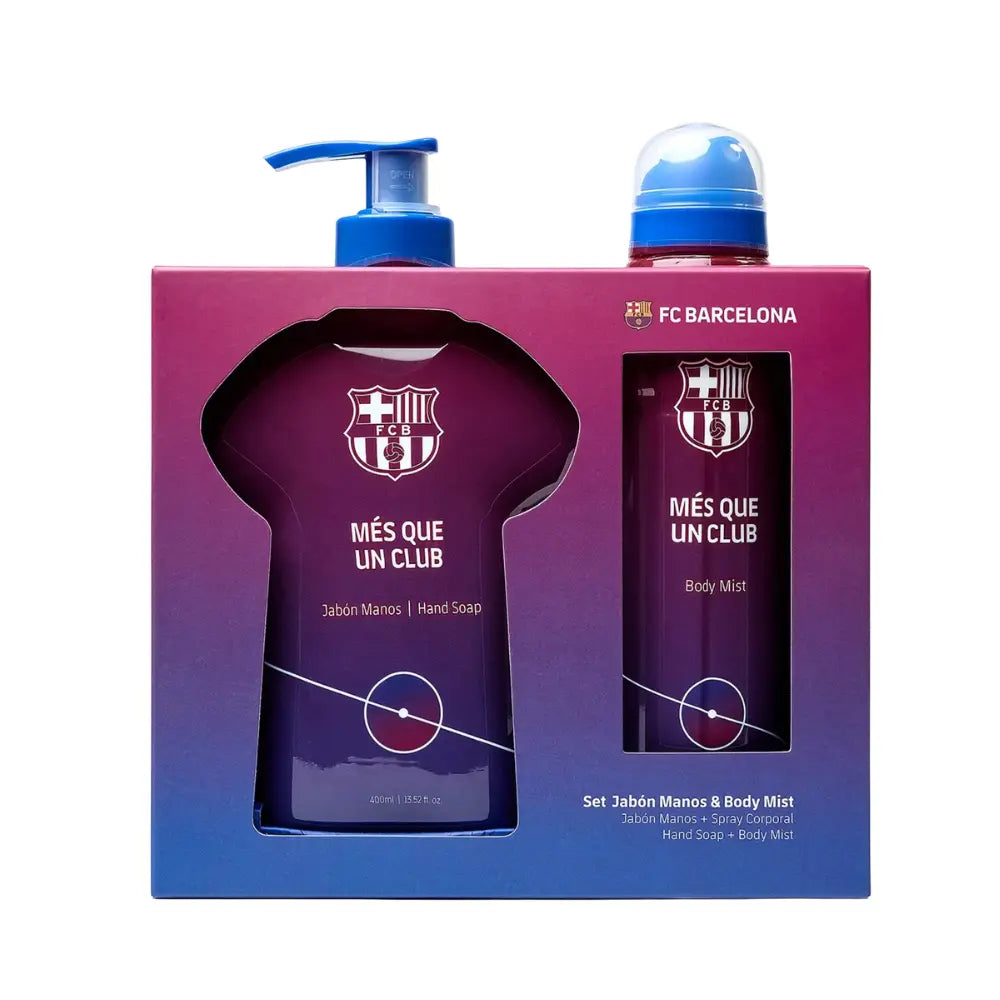 Set FC Barcelona sapun lichid si spray parfumat FC Barcelona