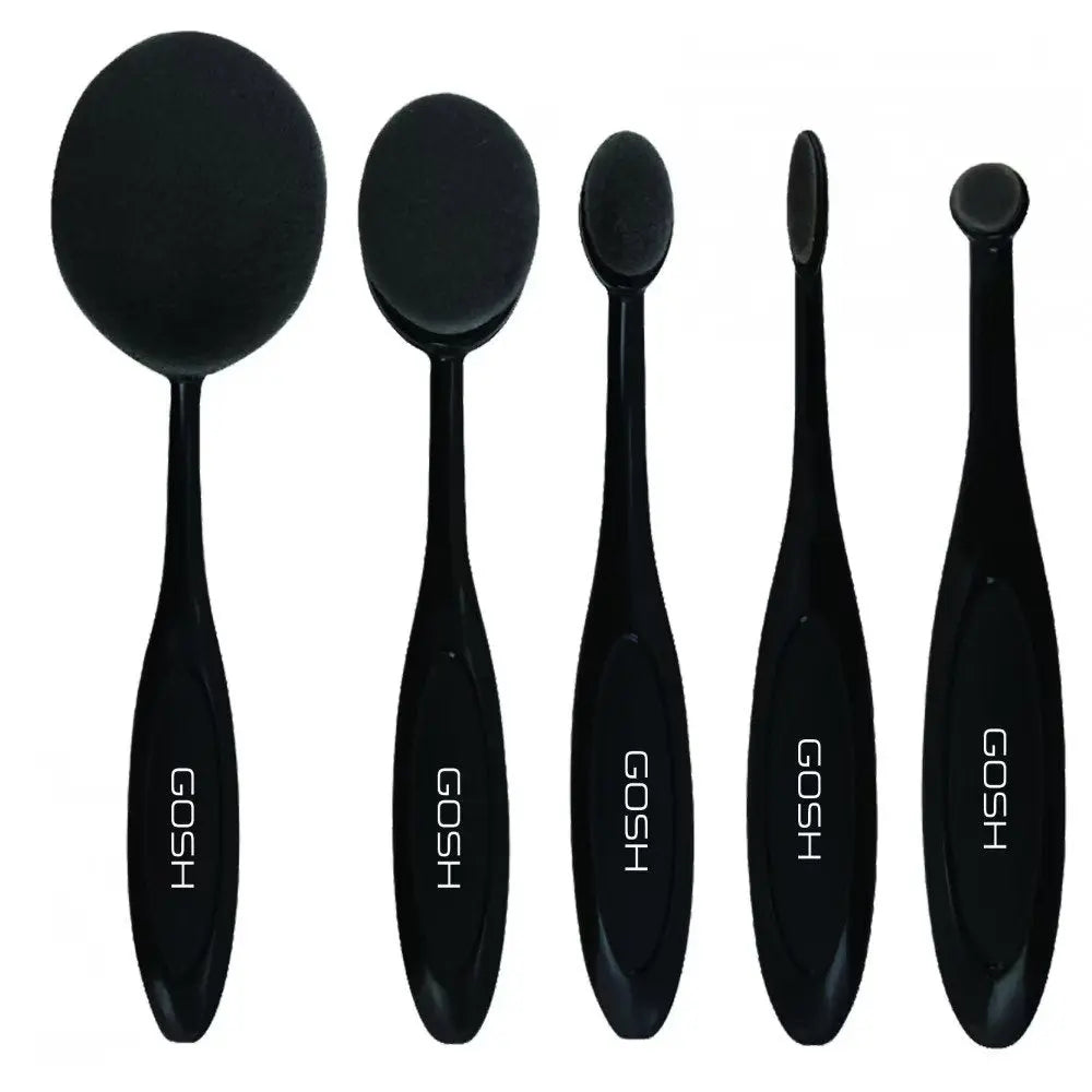 Set Gosh pensule de machiaj pentru fata Blending, 5 bucati Gosh