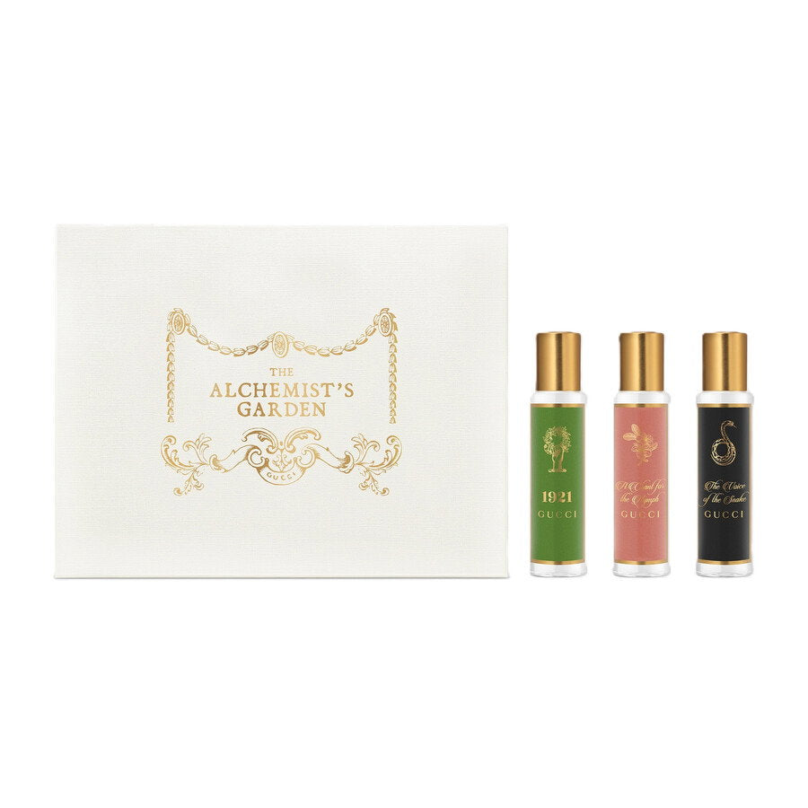 Set Gucci: The Alchemist's Garden - The Voice Of The Snake, Eau De Parfum, For Women, 15 ml + The Alchemist's Garden - 1921, Eau De Parfum, For Women, 15 ml + The Alchemist's Garden - A Chant for the Nymph, Eau De Parfum, For Women, 15 ml