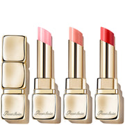 Set Guerlain KissKiss Bee Glow: balsam de buze 775 Poppy Glow 3.2 g + 2 x balsam de buze 258 Rose Glow 3.2 g