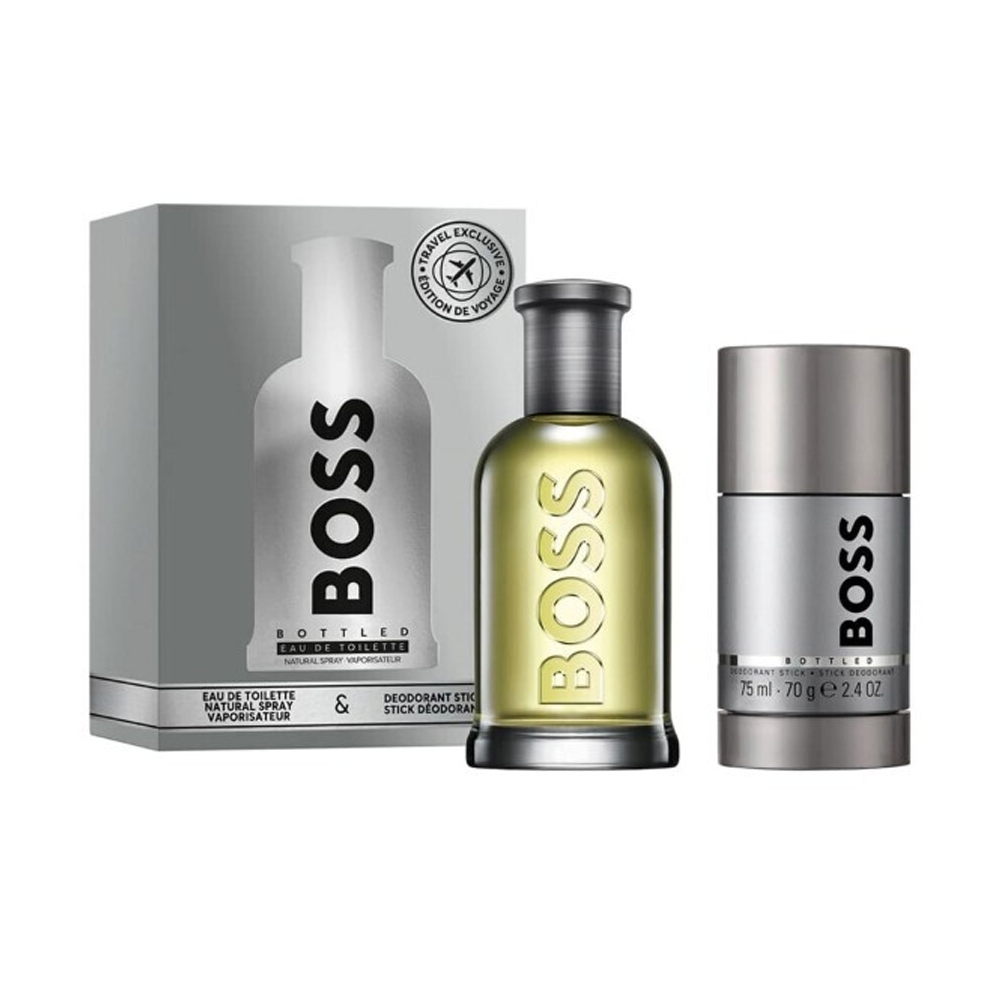 Set Hugo Boss Bottled apa de toaleta 100 ml si deodorant stick 75 ml