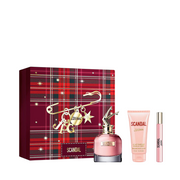 Set Jean Paul Gaultier Scandal: apa de parfum femei 80 ml, miniatura 10 ml si lotiune de corp 100 ml