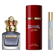 Set Jean Paul Gaultier Scandal Pour Homme: apa de toaleta barbati 50 ml, miniatura 10 ml si spray de corp 150 ml