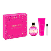 Set cadou Jimmy Choo Rose Passion: apa de parfum 100 ml + miniatura 7.5 ml + lotiune de corp 100 ml