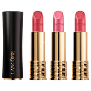 Set Lancome L'Absolu Rouge: 3 x ruj cremos 132 Caprice de Rouge + 11 Rose Nature + 06 Rose Nu, 3.4 g
