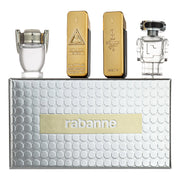Set miniaturi Paco Rabanne: 1 Million Elixir 5 ml + Phantom 5 ml + Invictus 5 ml + 1 Million 5 ml