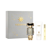 Set Paco Rabanne Fame: apa de parfum 80 ml + apa de parfum 10 ml + lotiune de corp 100 ml