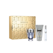 Set Paco Rabanne Invictus: apa de toaleta 50 ml + apa de toaleta 10 ml + gel de dus 100 ml