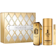 Set Paco Rabanne: Million Gold apa de parfum 100 ml + Million Gold apa de parfum 10 ml + 1 Million deodorant spray 150 ml