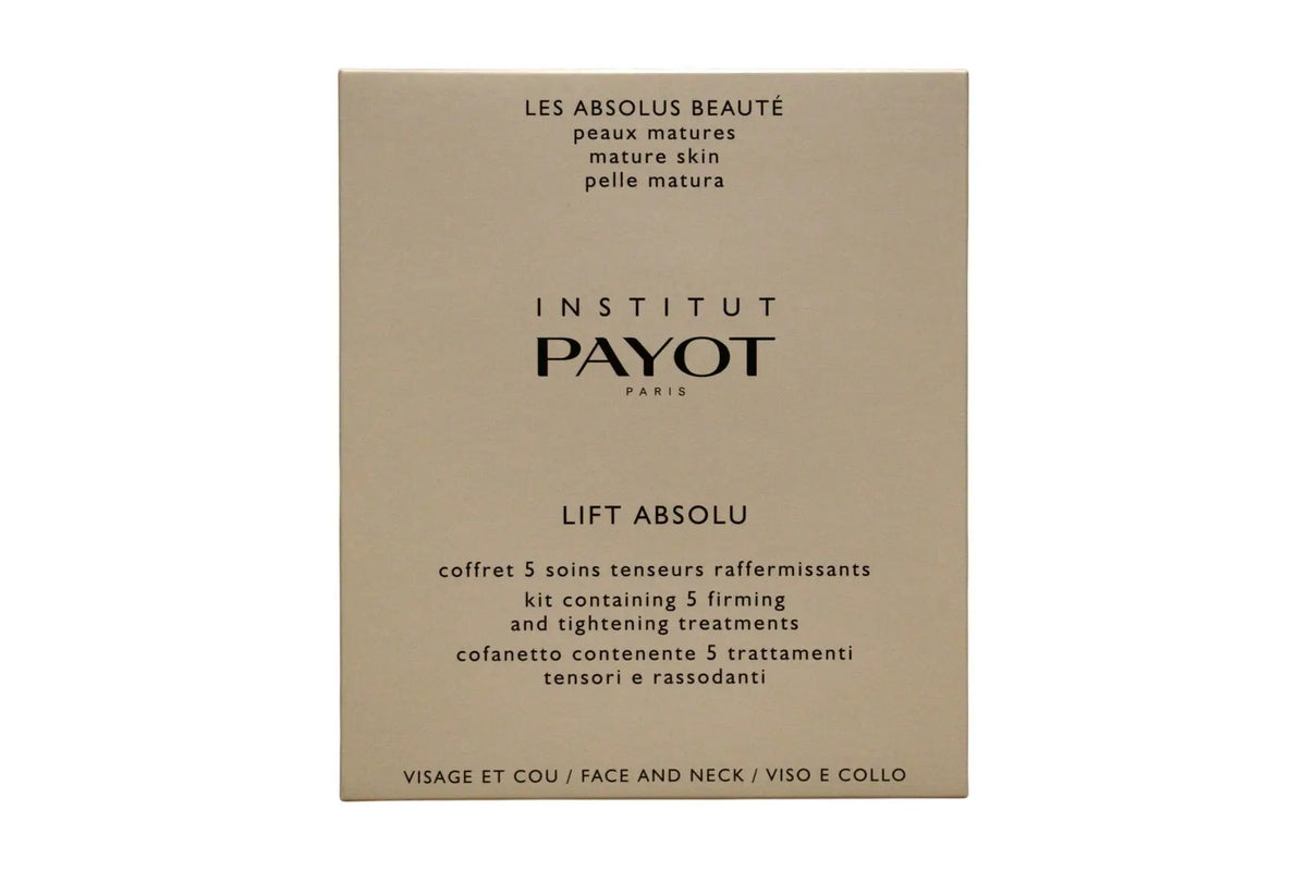 Payot Lift Absolu masca hydrogel cu efect de fermitate pentru fata si gat, 10 buc Payot