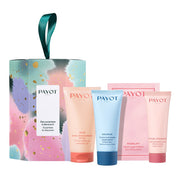 Set Payot: gel demachiant 50 ml + crema hidratanta Source Adaptogen 30 ml + lotiune de corp Rituel Douceur 25 ml + plasturi lifting pentru ochi Roselift 2 buc