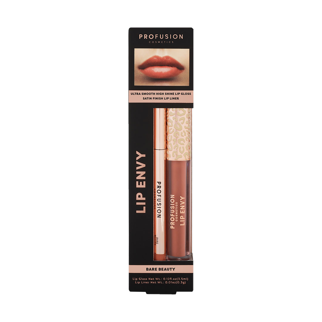 Set Profusion Lip Envy Bare Beauty luciu si creion de buze