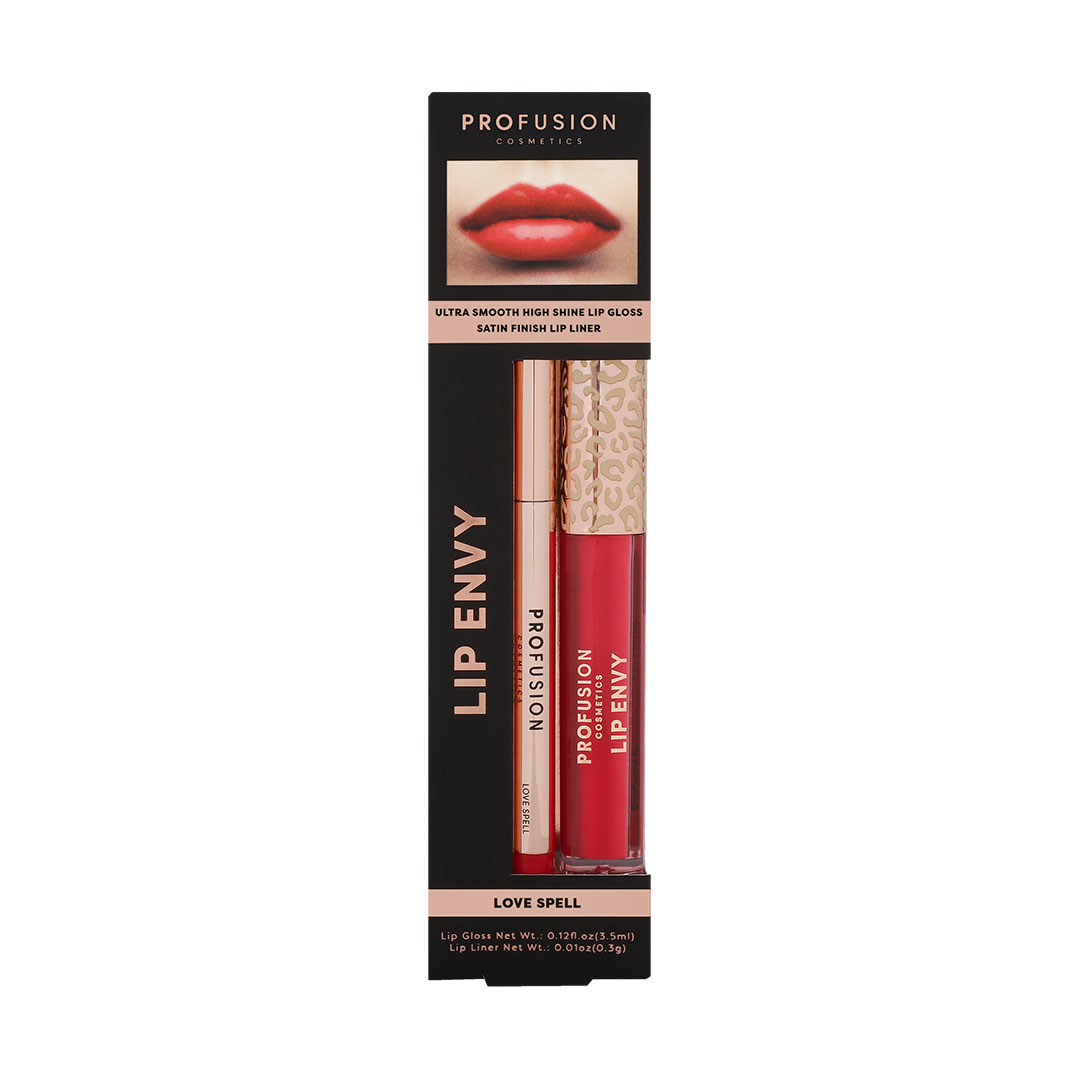 Set Profusion Lip Envy Love Spell luciu si creion de buze