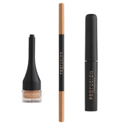 Set Profusion Ultimate Brow Sculpt pentru sprancene Blonde: gel, creion si pomada Profusion Cosmetics