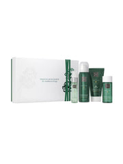 Set Rituals The Ritual Of Jing: gel de dus 50 ml + crema de corp 70 ml + ulei uscat de corp 50 ml + spray pentru perna 20 ml
