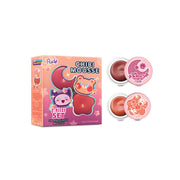 Set duo Rude Cosmetics Chibi Mousse balsam buze si obraji Tada! si Fuzzy