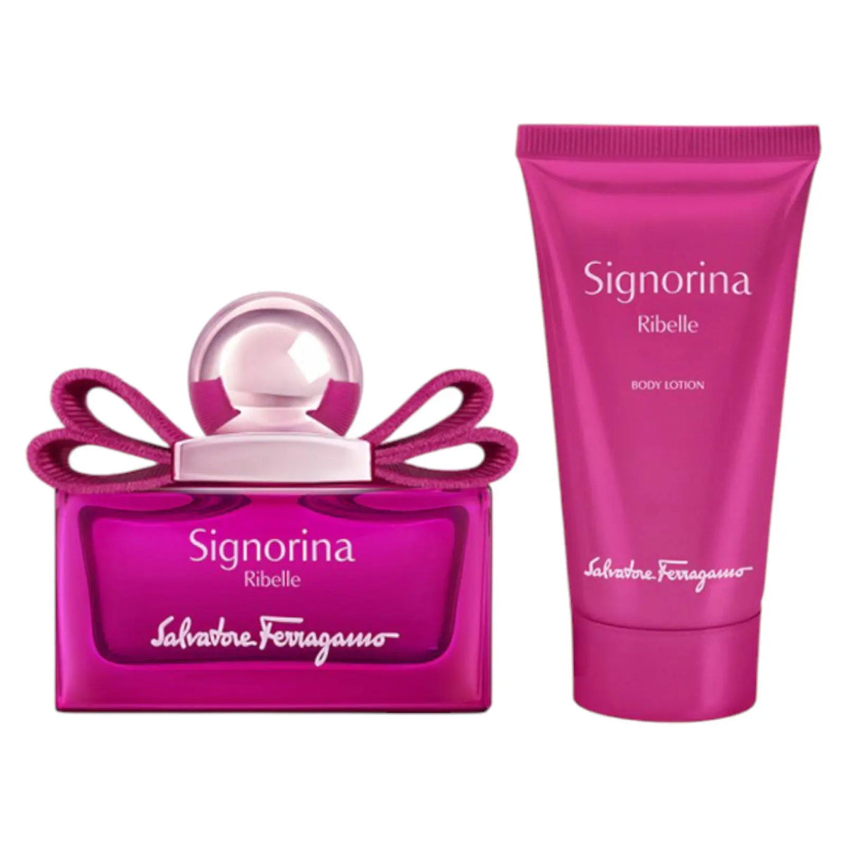 Set Salvatore Ferragamo Signorina Ribelle Eau de Parfum 30 ml si lotiune de corp hidratanta 50 ml Salvatore Ferragamo