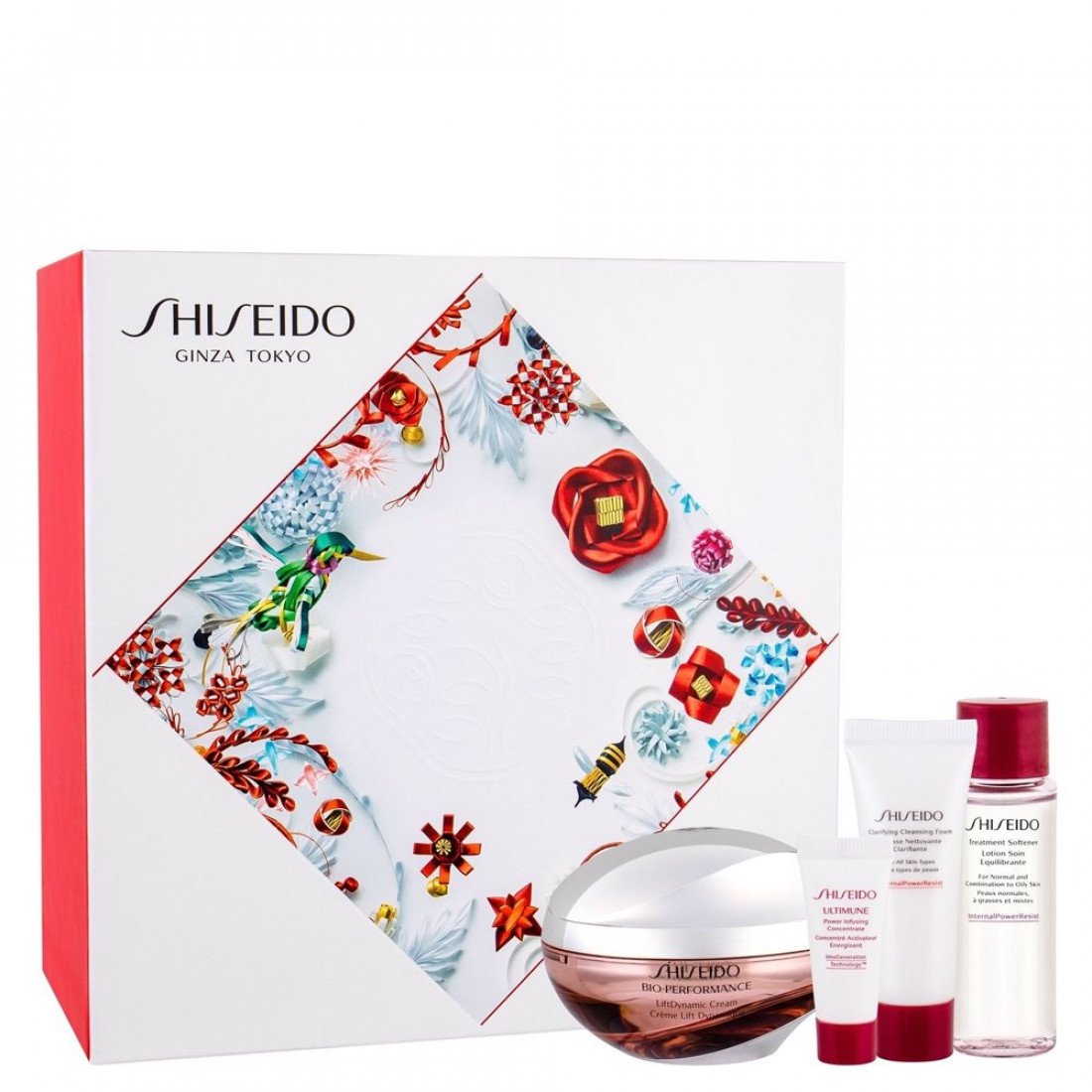 Set Shiseido Ginza Tokyo crema, spuma, lotiune si ser de fata