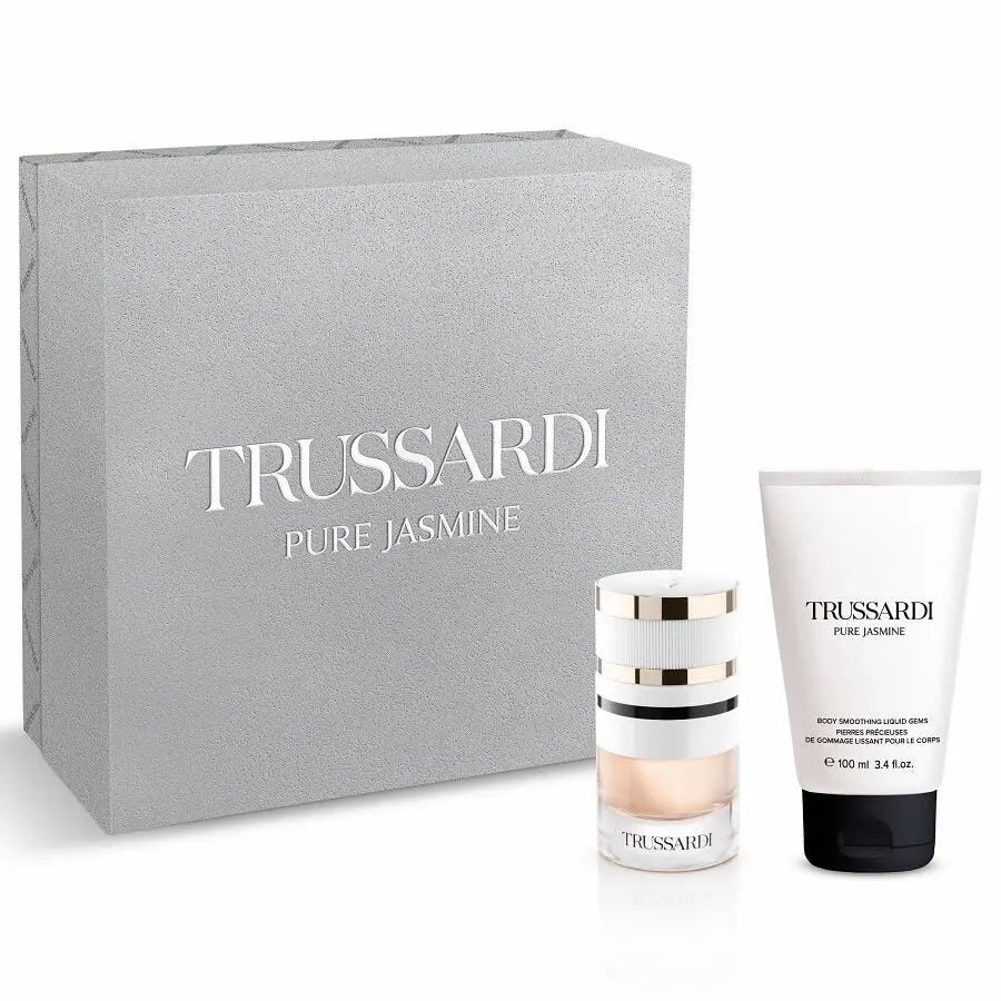 Set Trussardi Pure Jasmine Eau de Parfum 60 ml si lotiune de corp hidratanta 100 ml Trussardi