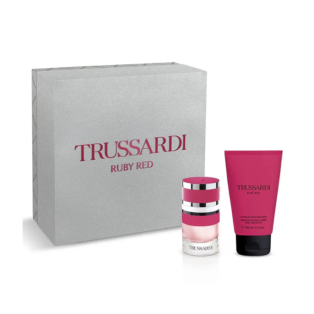 Set Trussardi Ruby Red Eau de Parfum 60 ml si lotiune de corp hidratanta 100 ml Trussardi