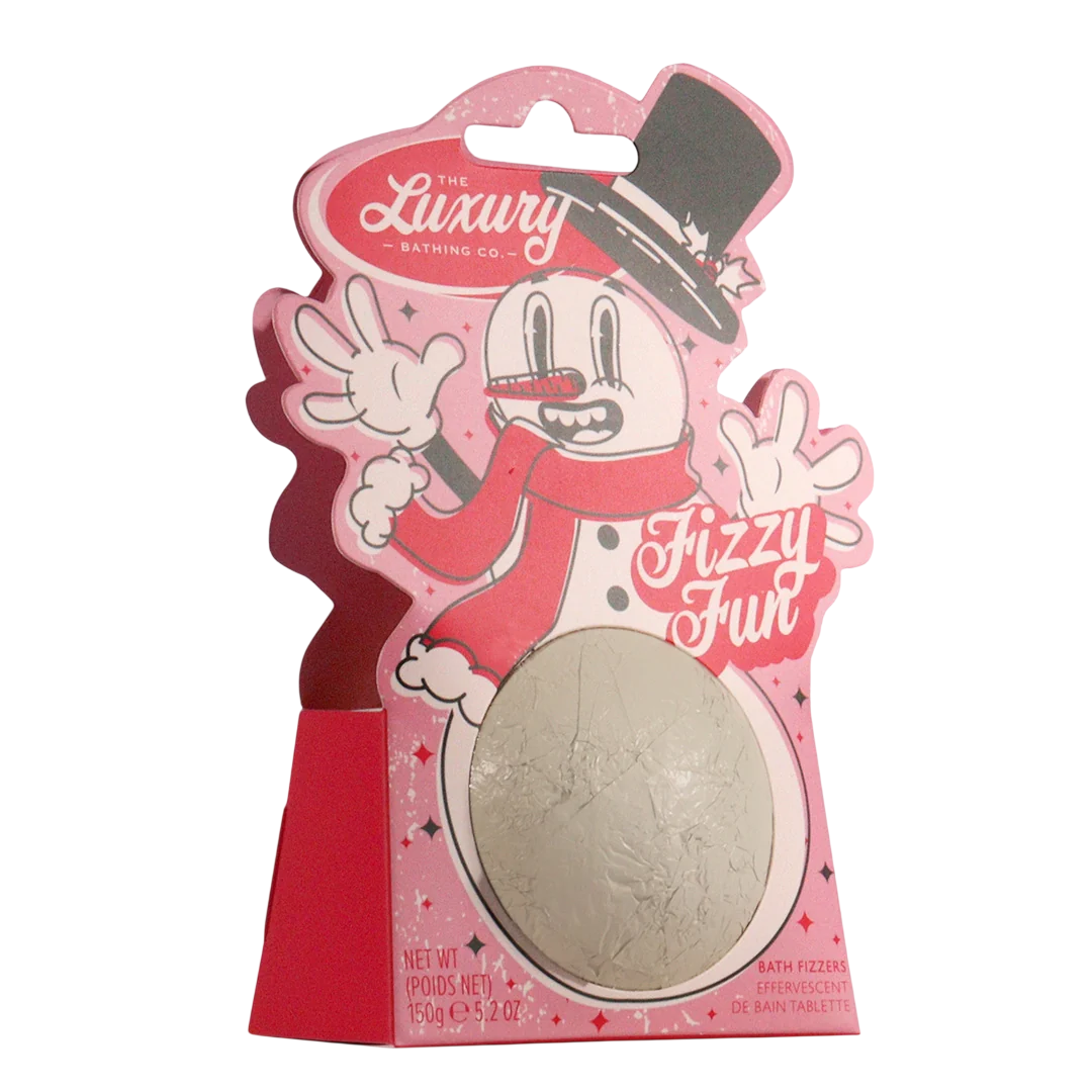 The Luxury Bathing Company Fizzy Fun bila de baie vanilie, 150 g