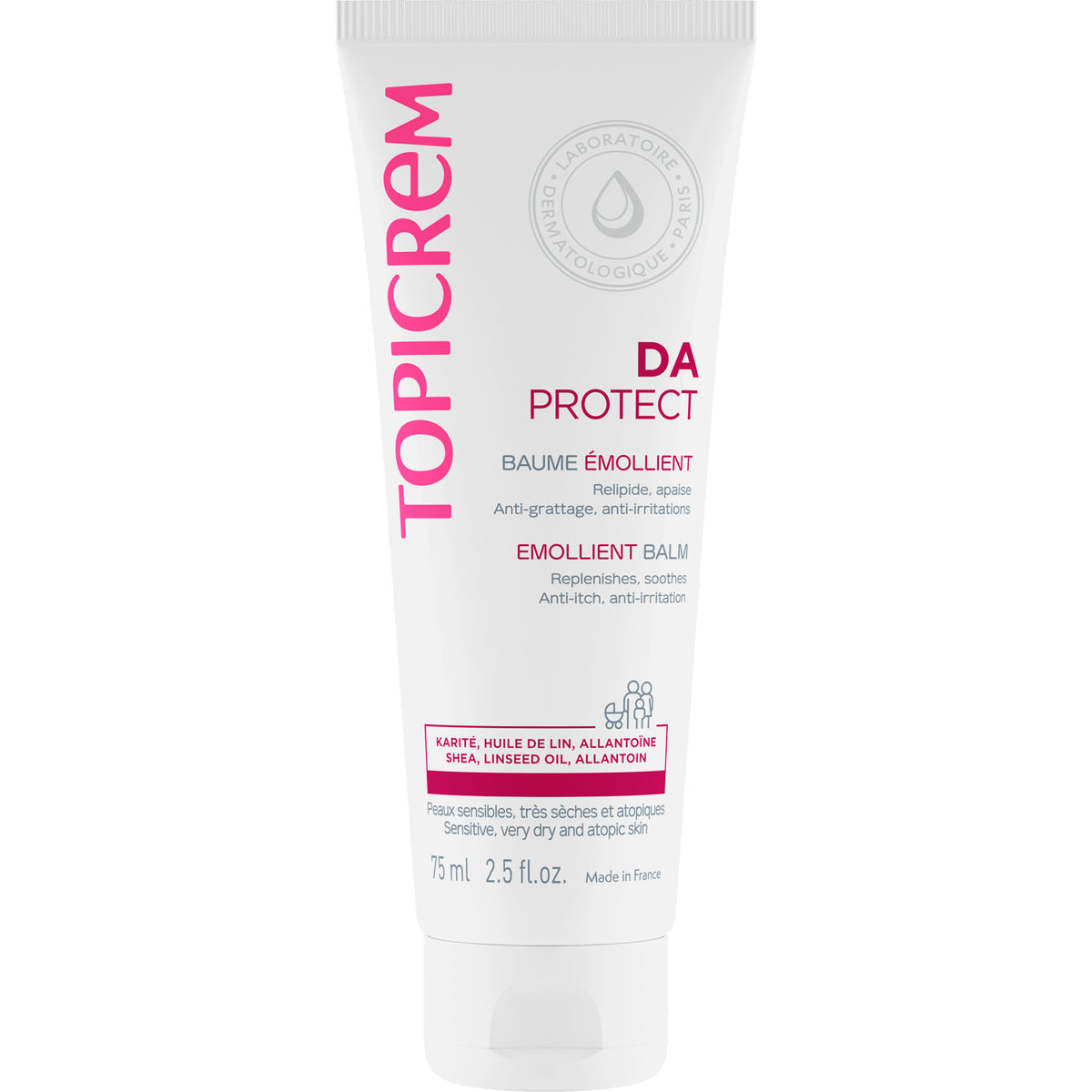 Topicrem Da Protect balsam emolient, 75 ml