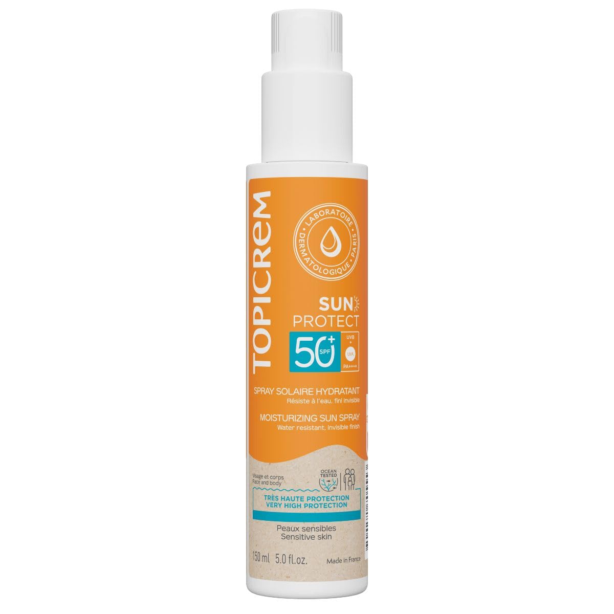 Topicrem Sun Protect spray cu protectie solara SPF 50, 150 ml