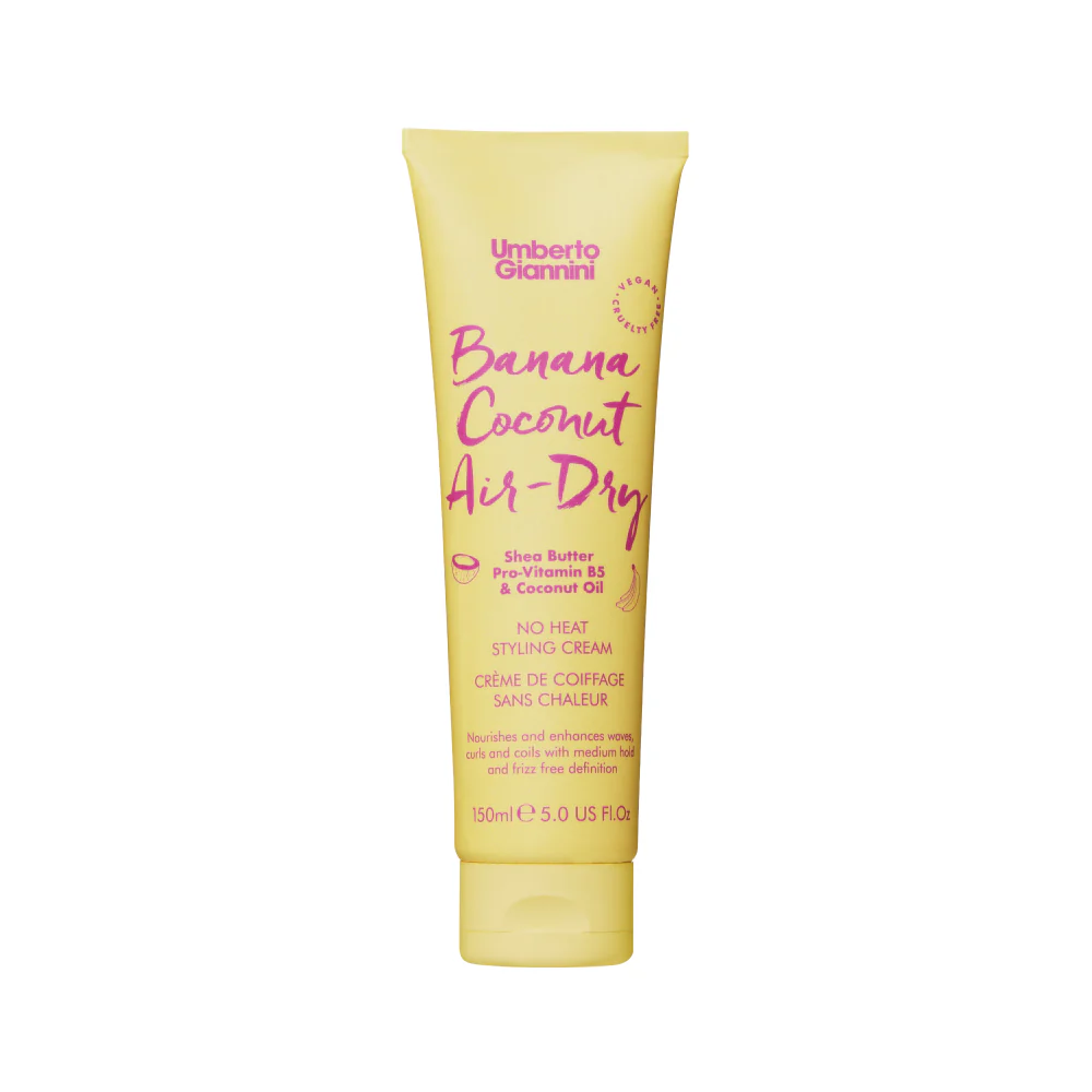 Umberto Giannini Banana Coconut Air-Dry crema de coafat, 150 ml