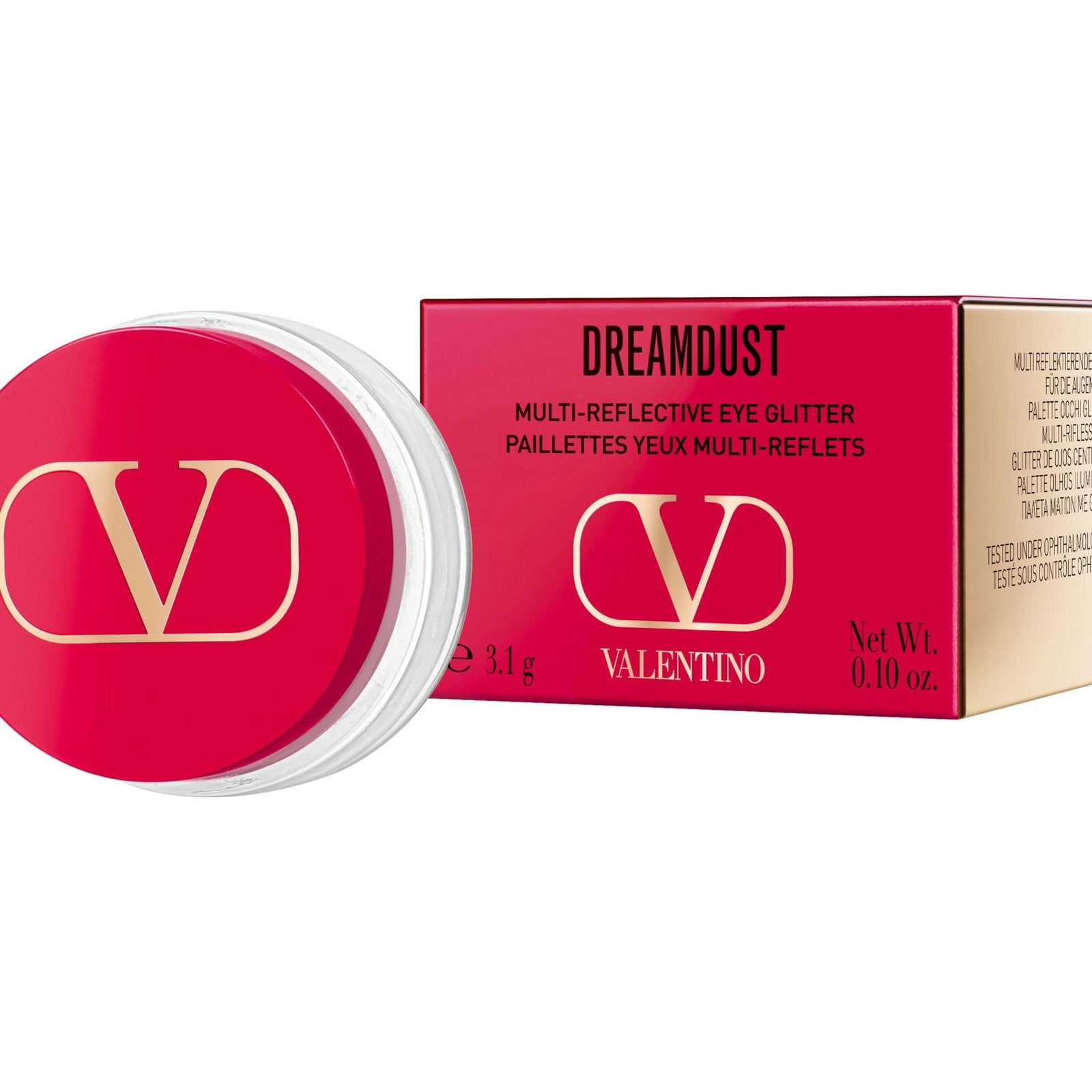 Valentino, Dreamdust, Fard de ochi sclipitor liber, 01, Argint, 3.1 g