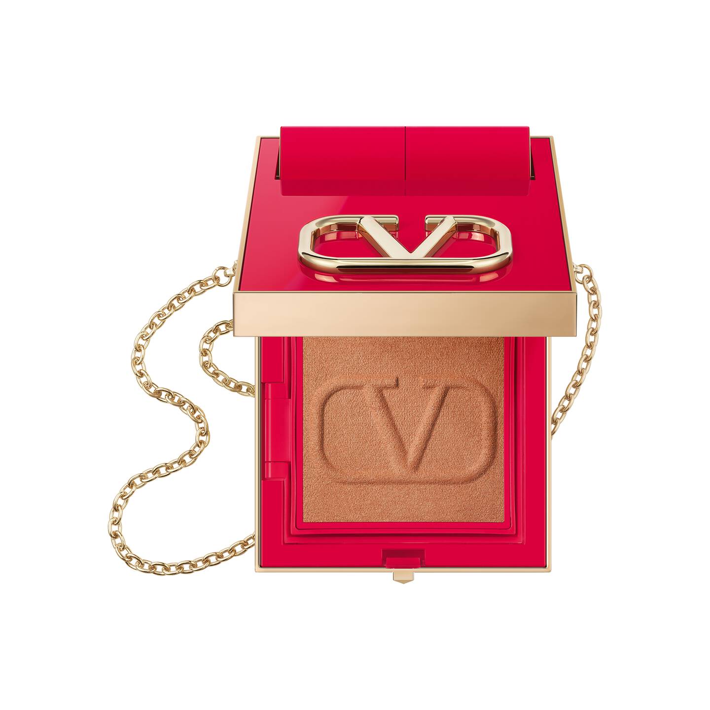 Valentino, Go-Clutch, Strălucire, Pudră compactă, 00, Bronz, 4.2 g