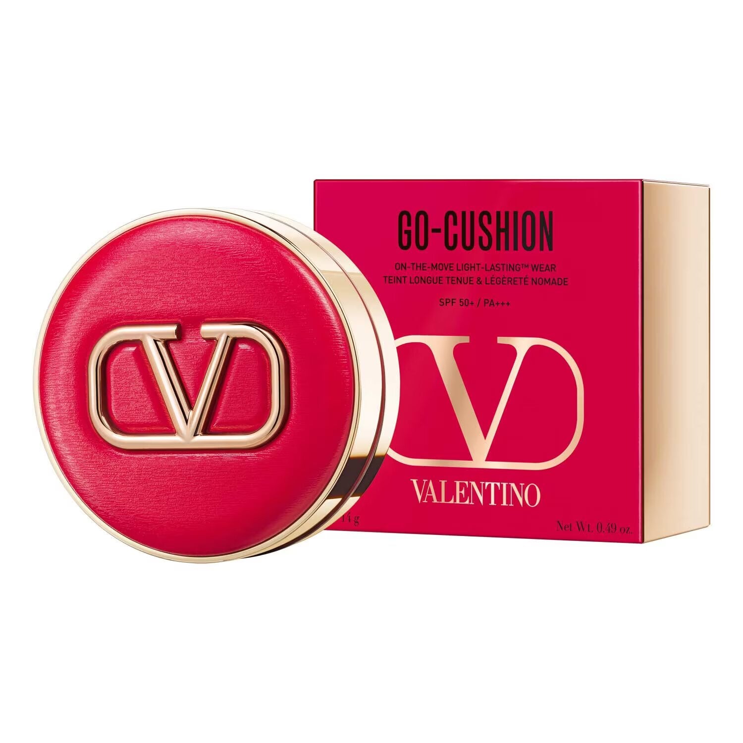 Valentino, Go Cushion, Fundație compactă, LIGR2, SPF 50, Reincărcabilă, 14 g