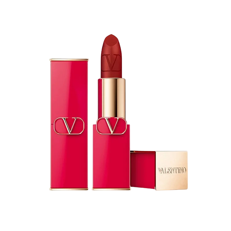Valentino, Rosso, Mat, Ruj cremos, 111A, Reincărcabilă, 3.5 g