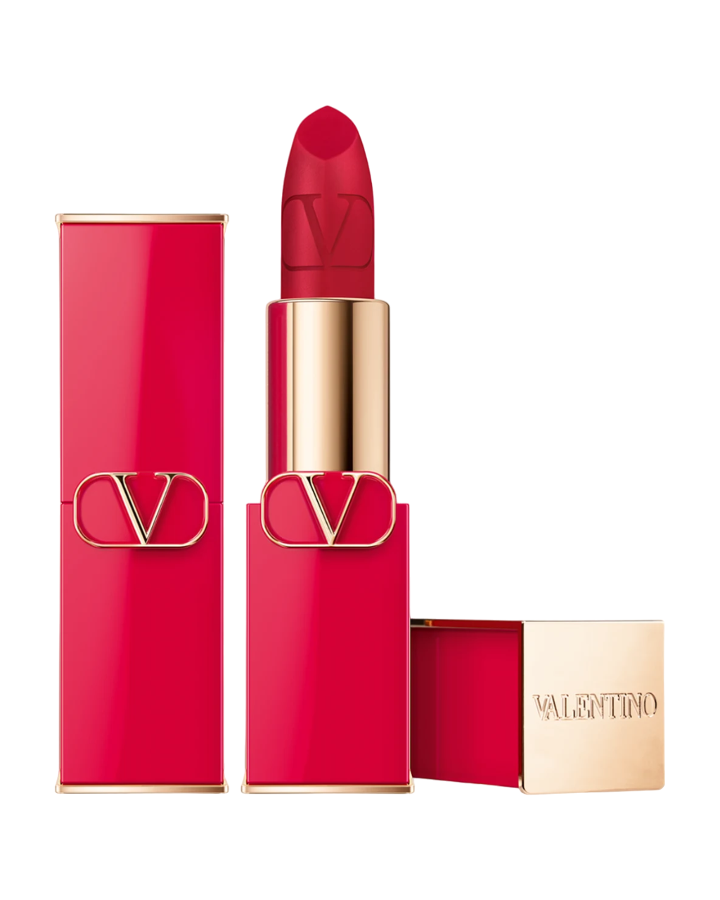 Valentino, Rosso, Mat, Ruj cremos, 215A, Reincărcabilă, 3.5 g
