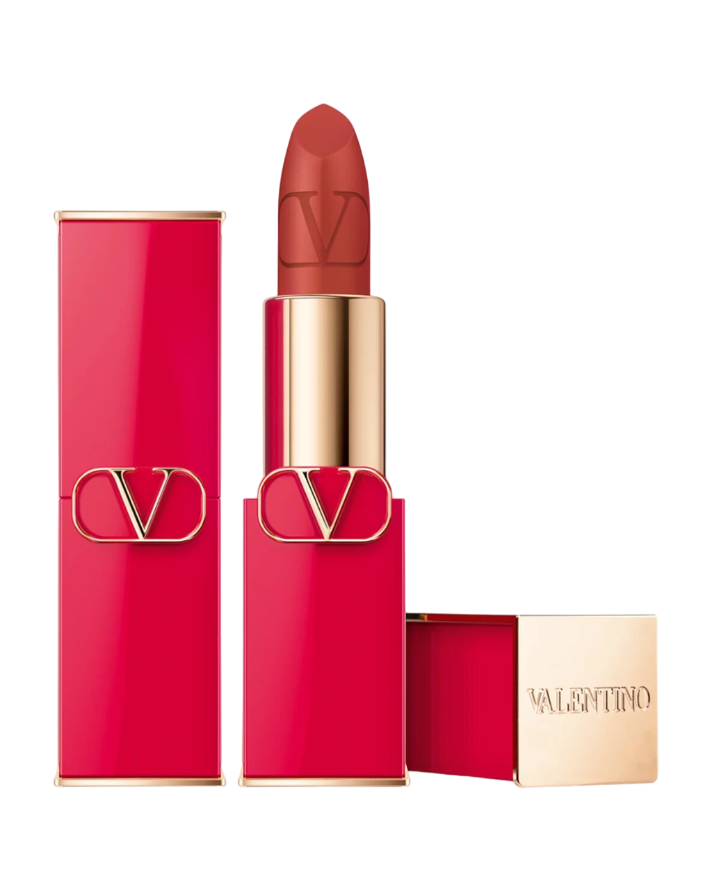 Valentino, Rosso, Mat, Ruj cremos, 409A, Reincărcabilă, 3.5 g